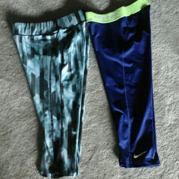 Nike Pants - Nike pro athletic yoga/ capris